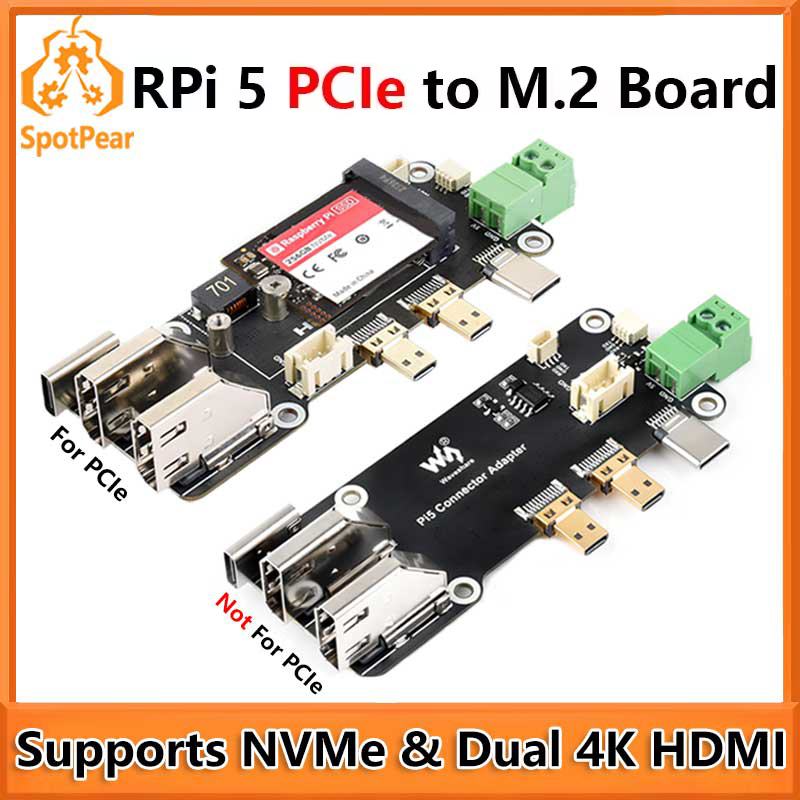 Turing Pi 2 - Raspberry Pi 5 PCIe to M.2