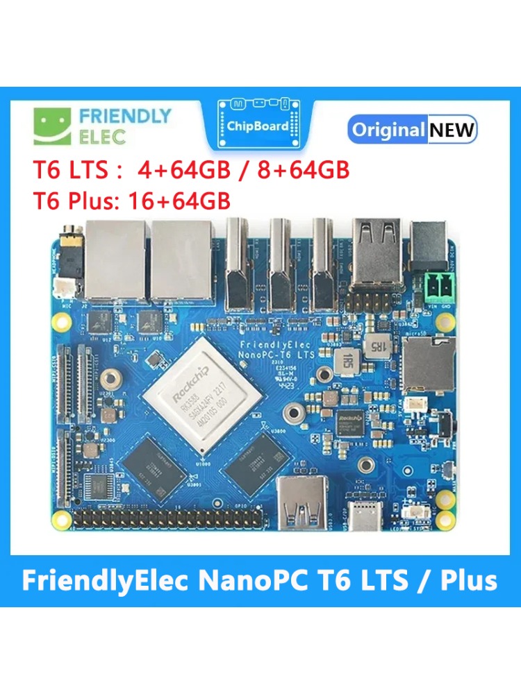 FriendlyElec NanoPC T6 LTS/Plu - огляд і ціна Nanopc T6 16Gb