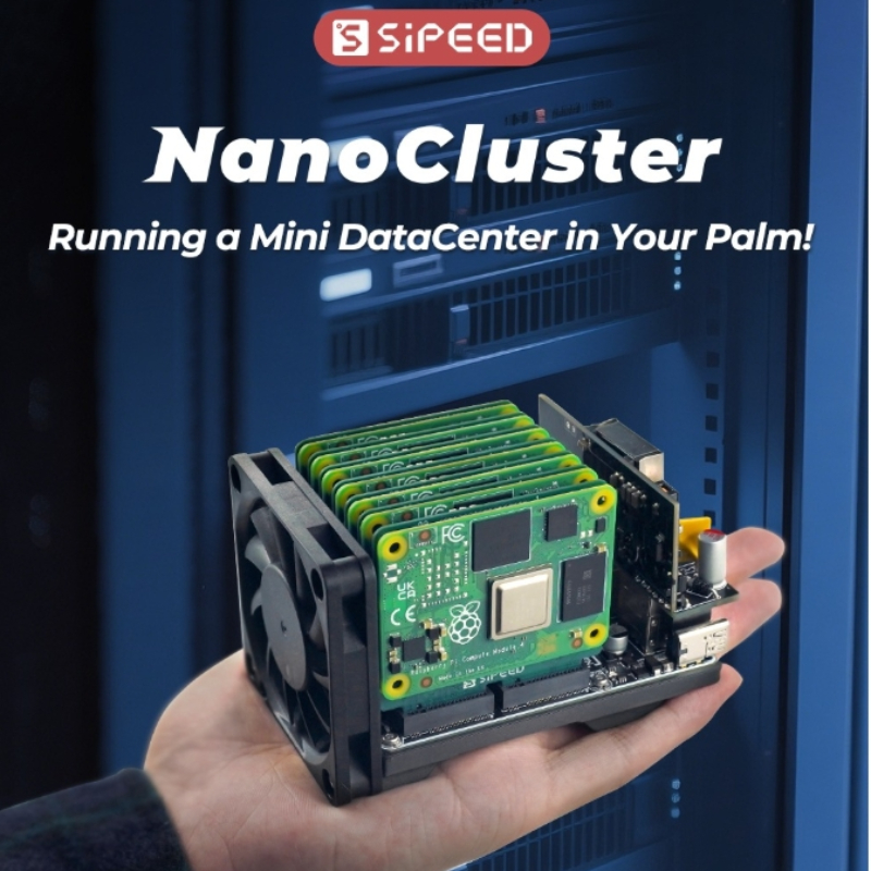 Sipeed NanoCluster CM4/5 Mini  - огляд і ціна Deskpi Super6C