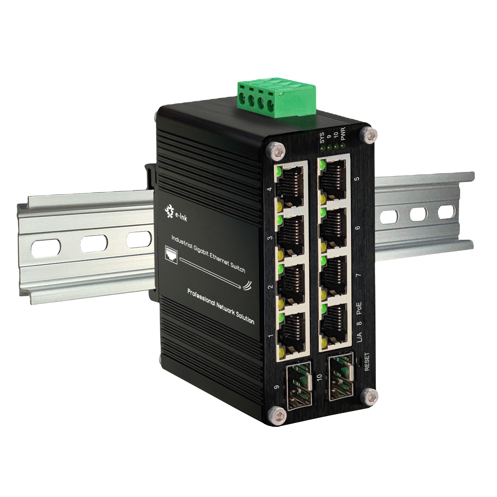 Managed PoE Switch 8 Port 10/1 - огляд і ціна Managed Gigabit Poe Switch 8 Port 802.3At