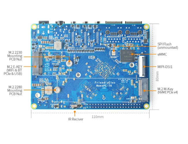 NanoPC T6 Development Board RK - огляд і ціна Nanopc T6 16Gb