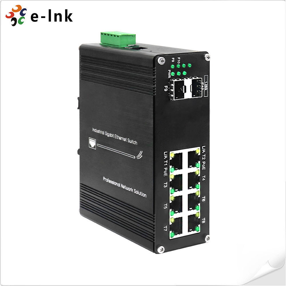 Industrial Managed 8-Port Giga - огляд і ціна Managed Gigabit Poe Switch 8 Port 802.3At