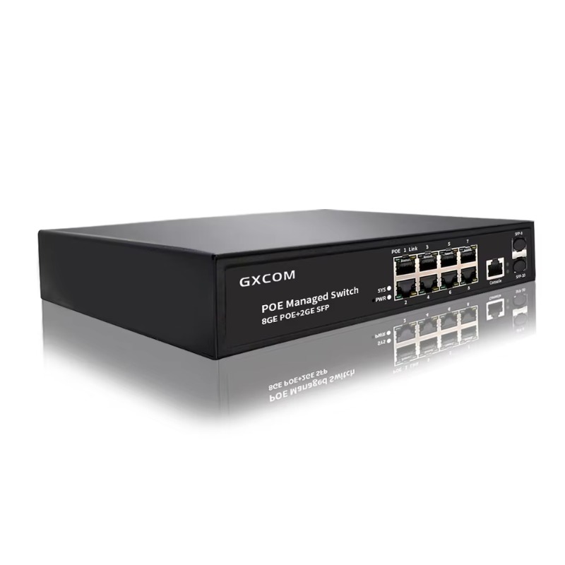 8 Port Gigabit L2-managed Laye - огляд і ціна Managed Gigabit Poe Switch 8 Port 802.3At