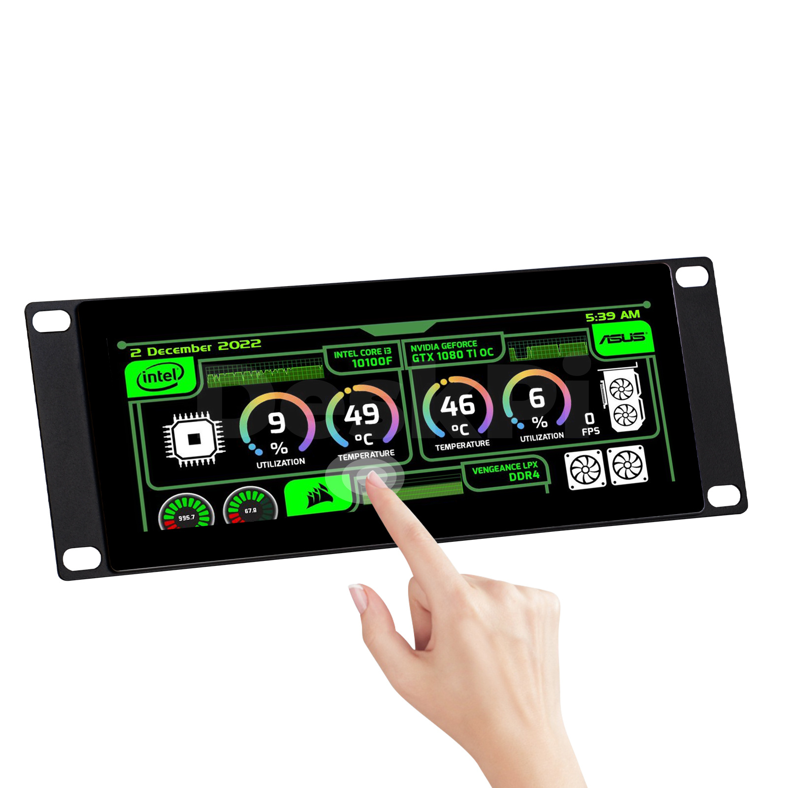 DeskPi 7.84-inch Touch Screen  - огляд і ціна Deskpi Super6C