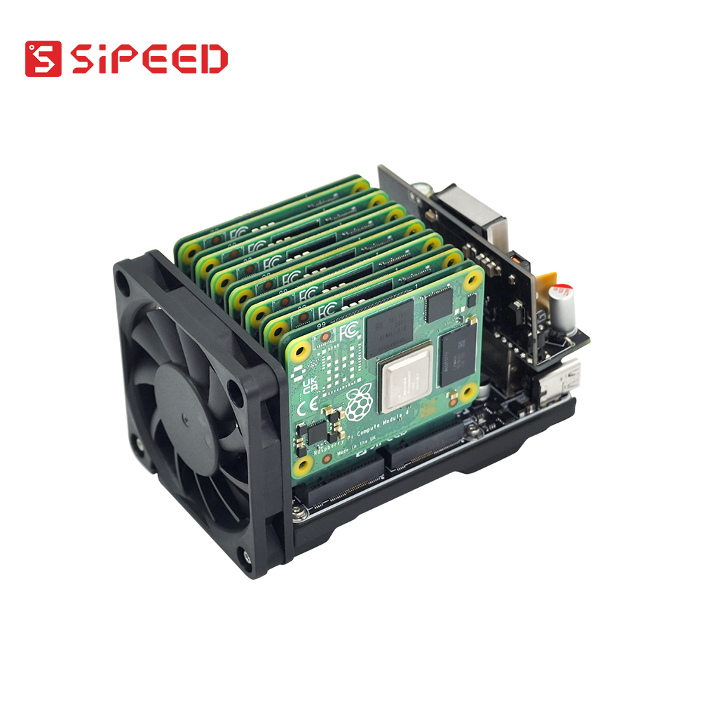 Sipeed NanoCluster 7x CM4/CM5  - огляд і ціна Deskpi Super6C