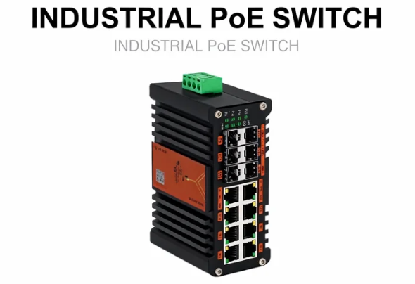 Industrial L2+ Managed PoE Swi - огляд і ціна Managed Gigabit Poe Switch 8 Port 802.3At