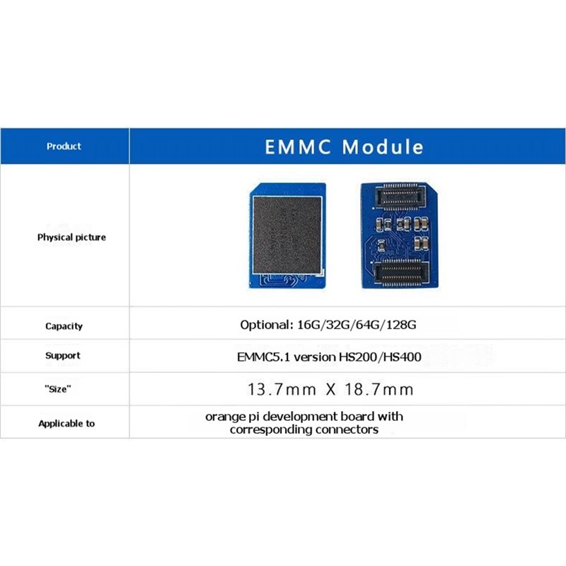 [B24B!】 32GB EMMC Module For O - огляд і ціна Orange Pi 5 Plus 32Gb