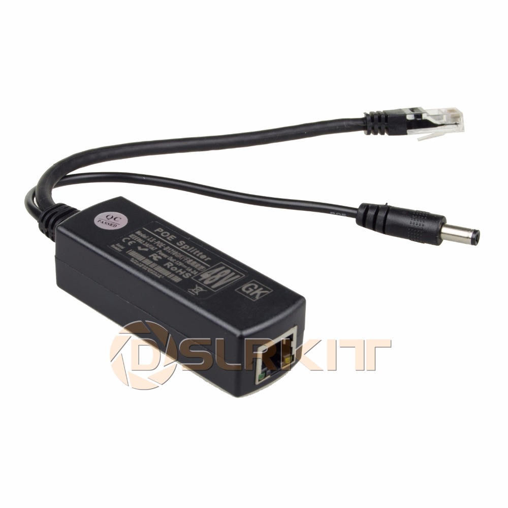 DSLRKIT Gigabit Active PoE Spl - огляд і ціна Active Poe Splitter Gigabit 12V 2A